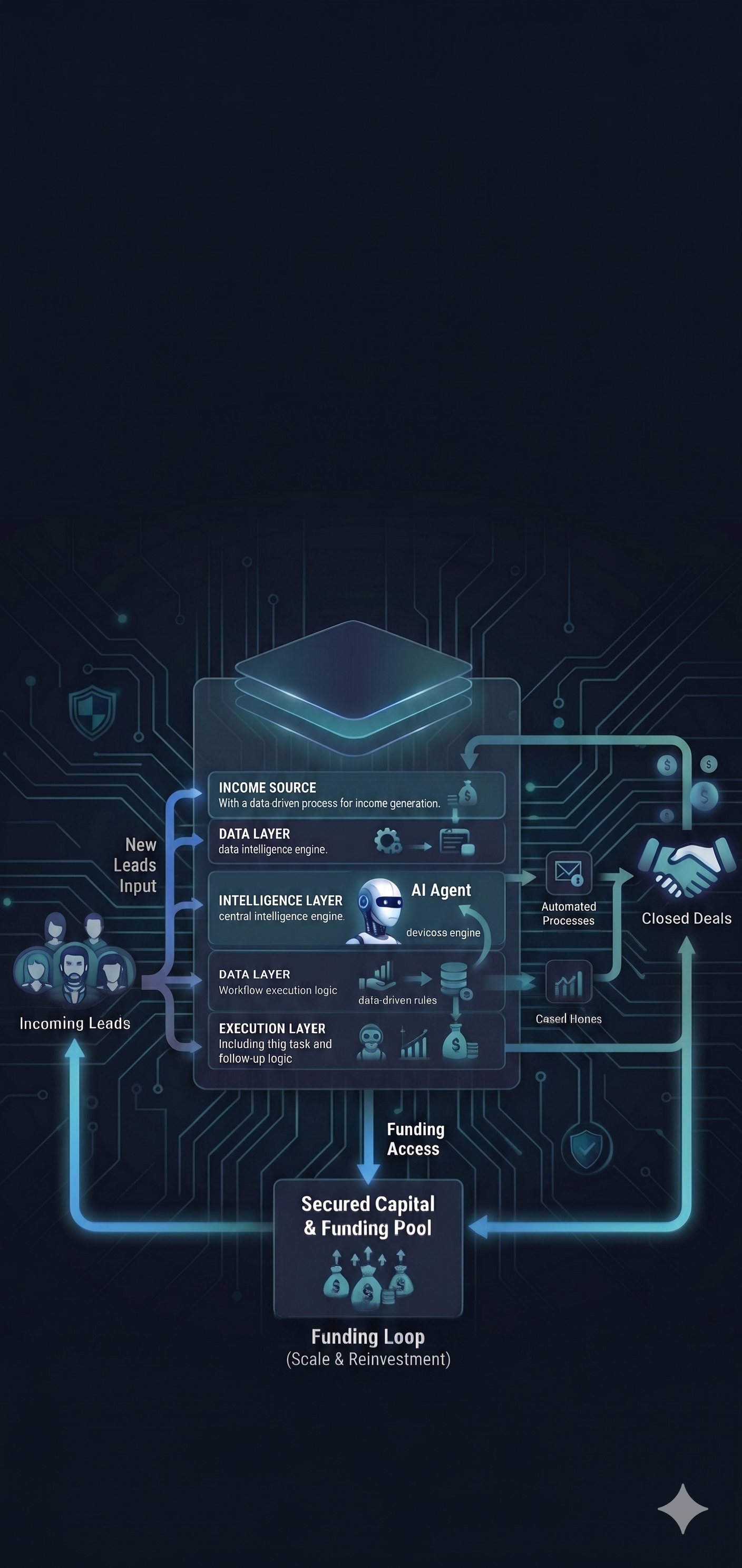 Farkhan Shah, Chief AI Architect at Everything AI, LLC, presents a conceptual architecture for an Autonomous Business Operating System designed for revenue engineering and capital integration.